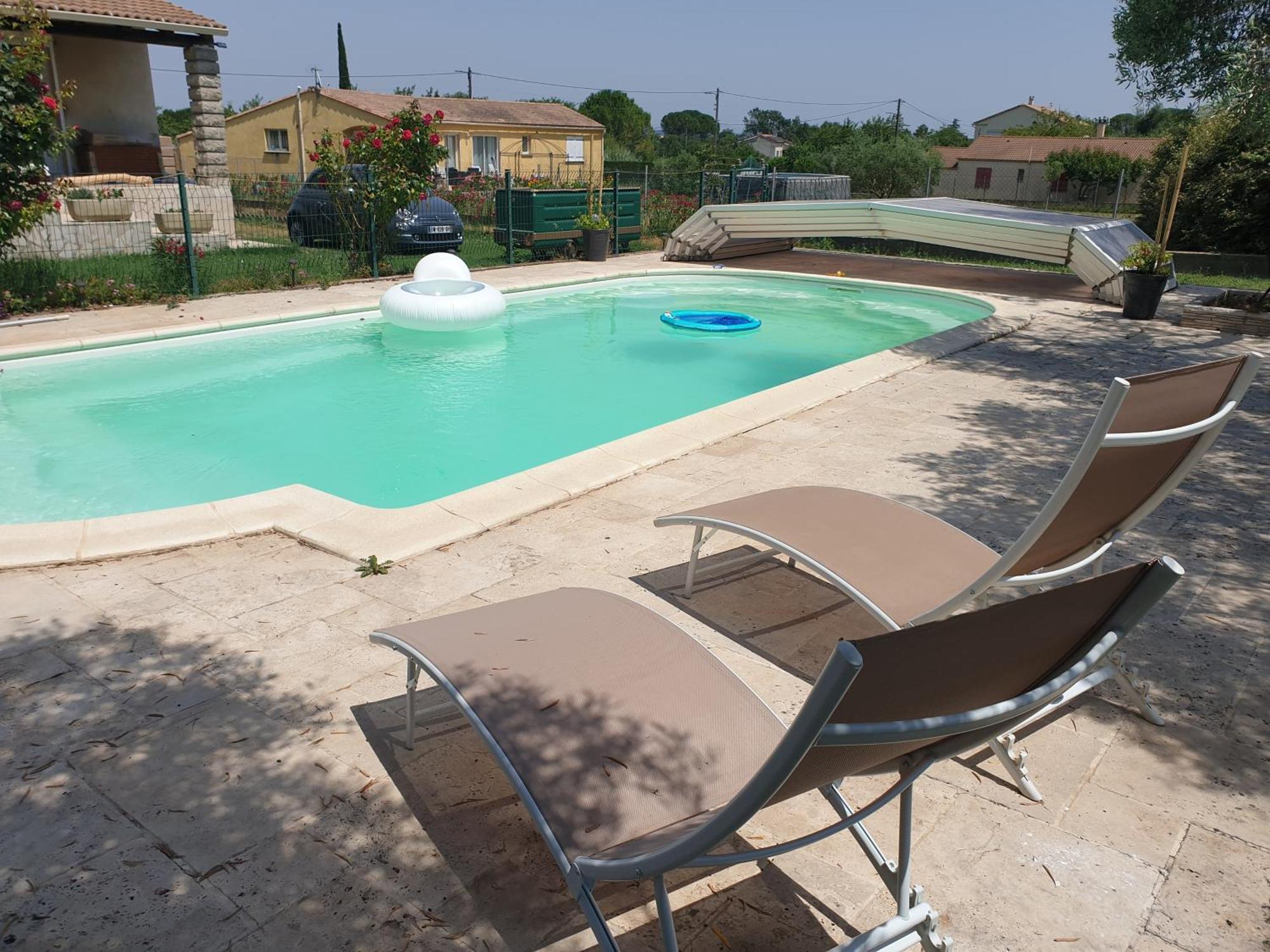 Gite Et Piscine L'Ecrin Aux Oliviers En Cevennes Saint-Christol-les-Ales Luaran gambar